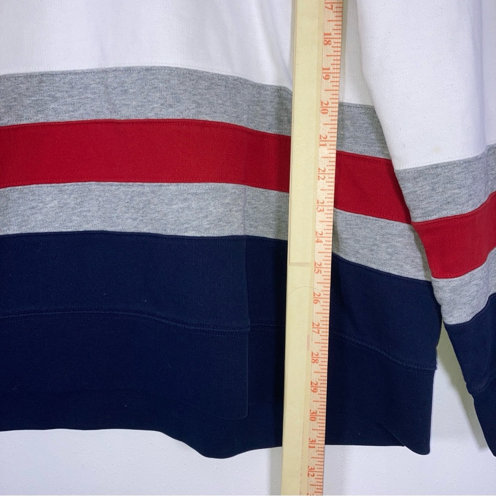 Polo Ralph Lauren Pullover Hoodie Big Logo Front 1967 XLT Red Navy White - Picture 6 of 15